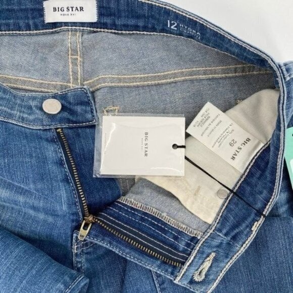 Big Star Hydra Cigarette Slim Straight High Rise 29 Stitch Fix Denim Jeans NEW - Picture 6 of 8